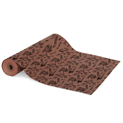 TTD® Butcher Paper XXL met Voedselveilige Print - 53 meter - Professioneel 100% Natuurlijk Slagerspapier van Houtpulp - BBQ Accesoires - Barbecue - Houtvezels - Ongecoat Slagerspapier