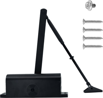 Gtrise Verstelbare Deurdranger voor Binnen & Buiten – Medium -Deurveer – Deursluiter - t/m 60KG –Hardmetaal 1x