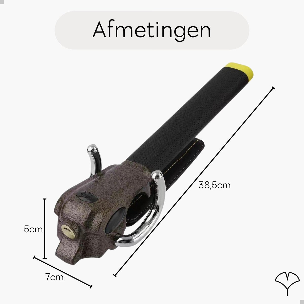 Gtrise Stuurslot Voor Auto - Stoplock - Auto - Camper - Pro - Met Ebook & Opbergtas