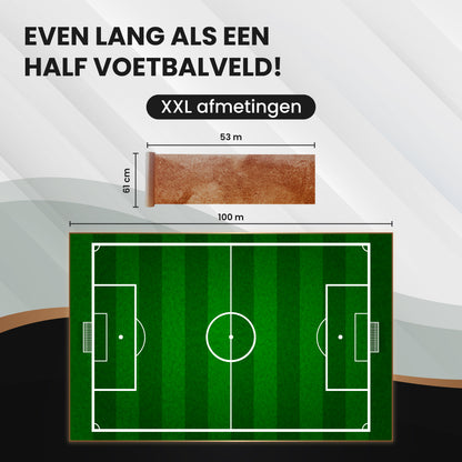 TTD® Butcher Paper XXL - 53 meter - Professioneel 100% Natuurlijk Slagerspapier van Houtpulp - BBQ Accesoires - Barbecue - Houtvezels - Ongecoat Slagerspapier