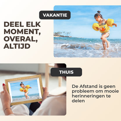 BestHome® Premium Digitale Fotolijst 32GB - 10.1 inch - Touchscreen - Gebruiksvriendelijk - Fotokader - Glazen HD+ Display - Digitaal Fotolijstje - Met Wifi en Frameo App
