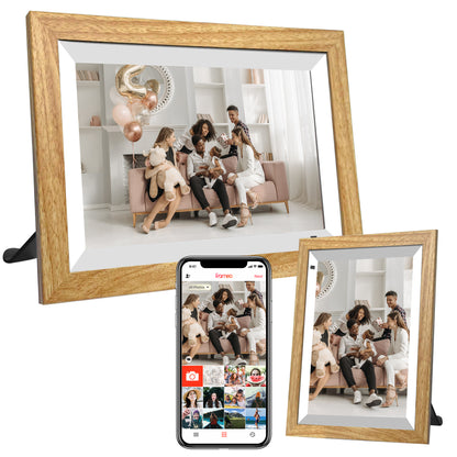 BestHome® Premium Digitale Fotolijst 32GB - 10.1 inch - Touchscreen - Gebruiksvriendelijk - Fotokader - Glazen HD+ Display - Digitaal Fotolijstje - Met Wifi en Frameo App