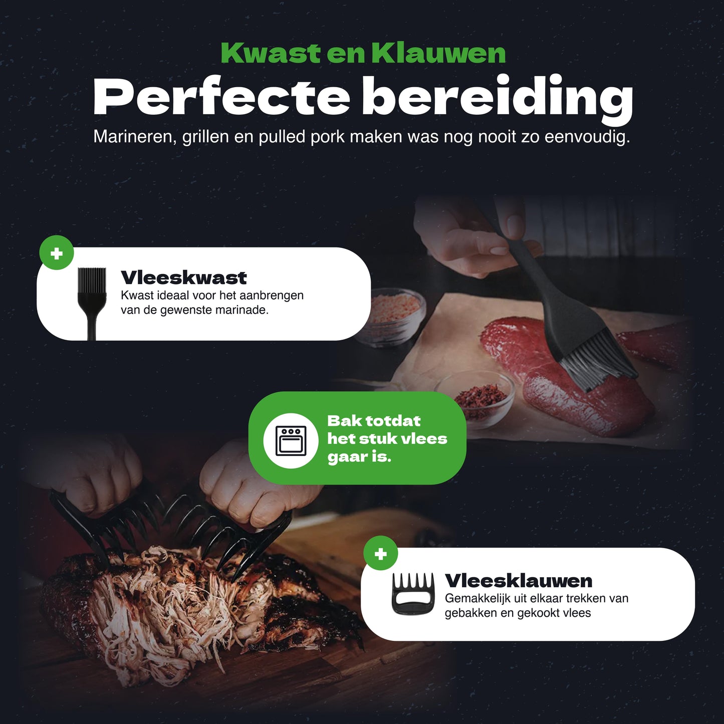 TTD® Premium BBQ Accesoires Set 40-delig - BBQ Gereedschapset RVS - Barbecue Accessoires - BBQ Tang - BBQ Spatel - Inclusief BBQ Thermometer en Schoonmaak Borstel - Inclusief Opbergtas