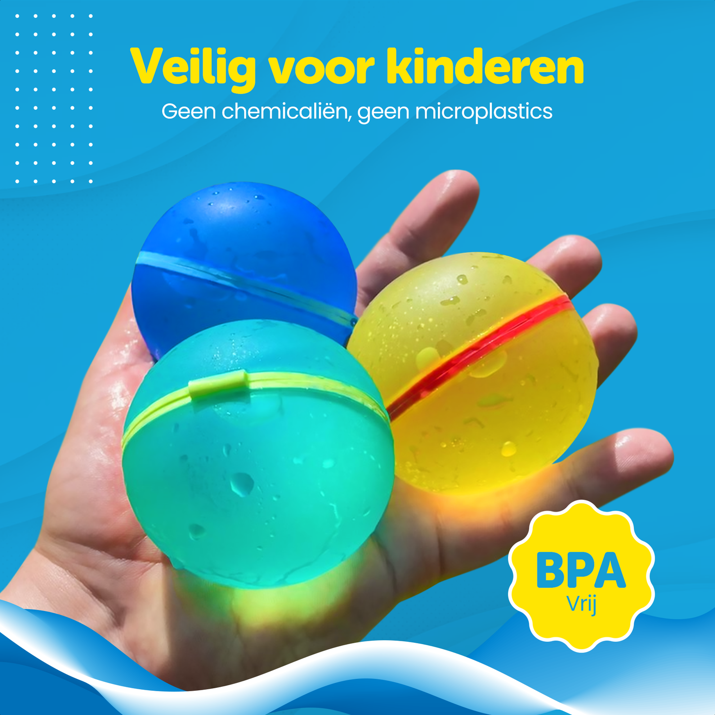 TTD® Herbruikbare Waterballonnen Zelfsluitend - 6 Stuks - 16 Magneten - Zachte Siliconen - Milieuvriendelijk - Voor Kinderen en Volwassenen