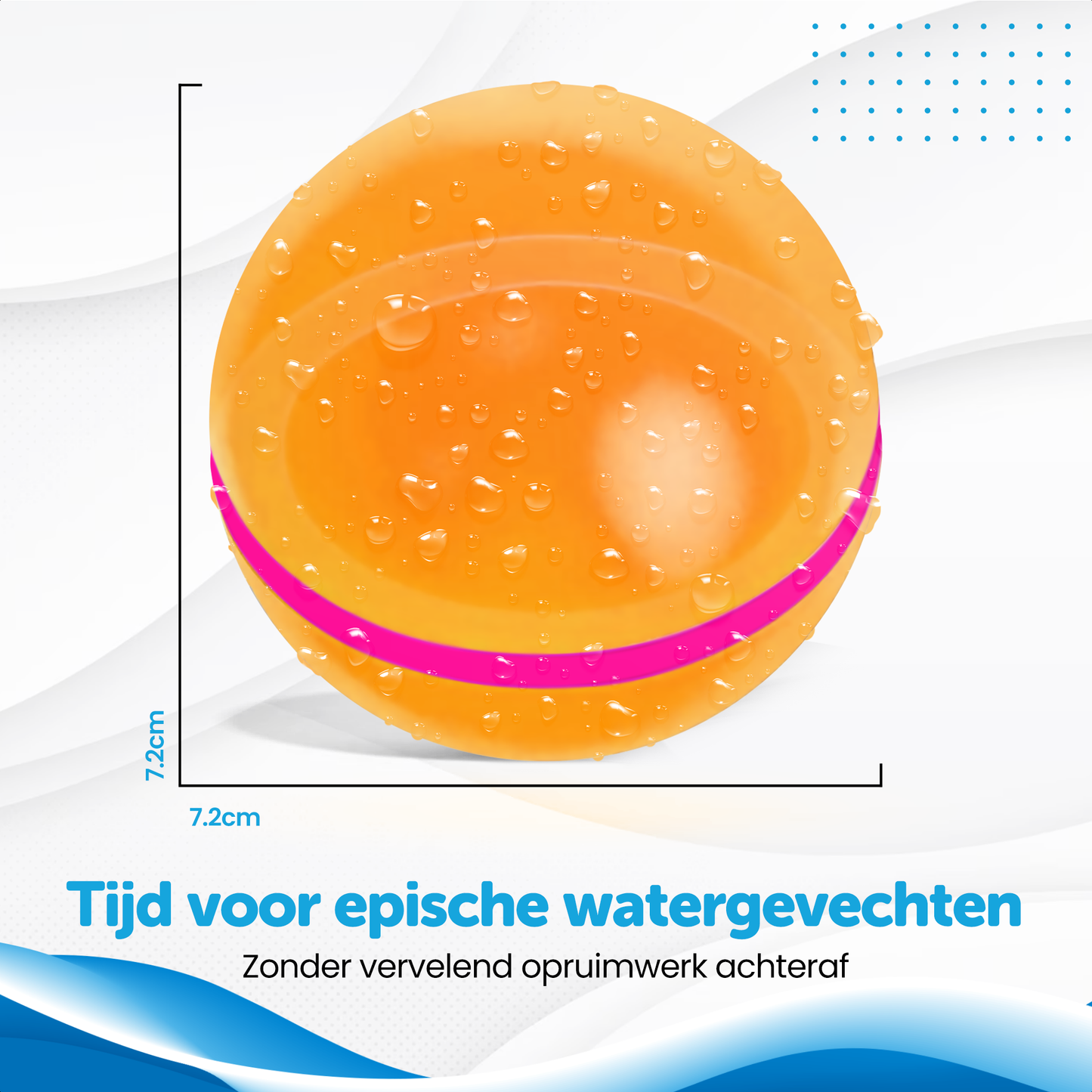 TTD® Herbruikbare Waterballonnen Zelfsluitend - 6 Stuks - 16 Magneten - Zachte Siliconen - Milieuvriendelijk - Voor Kinderen en Volwassenen