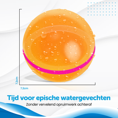 TTD® Herbruikbare Waterballonnen Zelfsluitend - 6 Stuks - 16 Magneten - Zachte Siliconen - Milieuvriendelijk - Voor Kinderen en Volwassenen