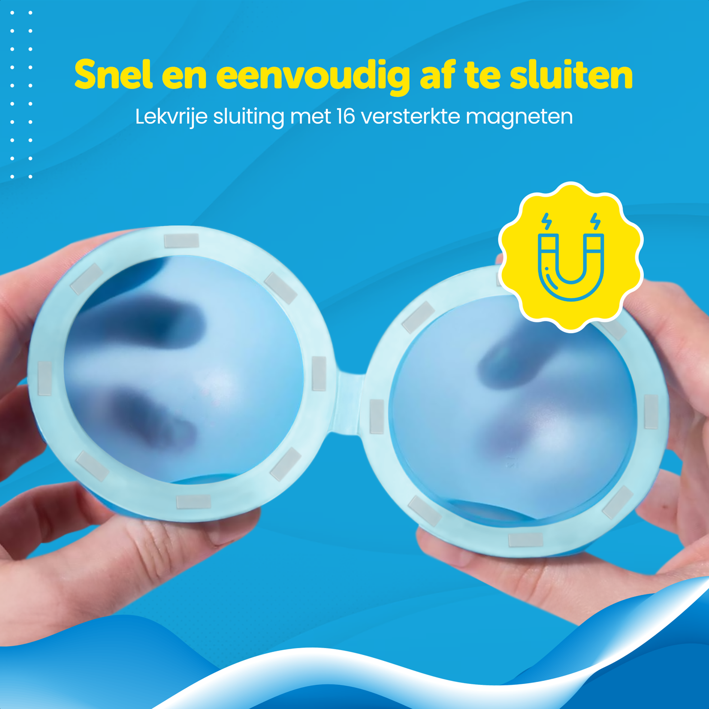 TTD® Herbruikbare Waterballonnen Zelfsluitend - 6 Stuks - 16 Magneten - Zachte Siliconen - Milieuvriendelijk - Voor Kinderen en Volwassenen