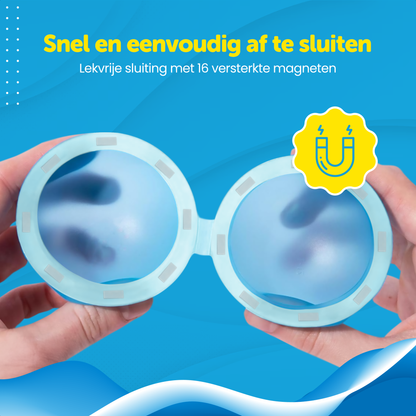 TTD® Herbruikbare Waterballonnen Zelfsluitend - 6 Stuks - 16 Magneten - Zachte Siliconen - Milieuvriendelijk - Voor Kinderen en Volwassenen