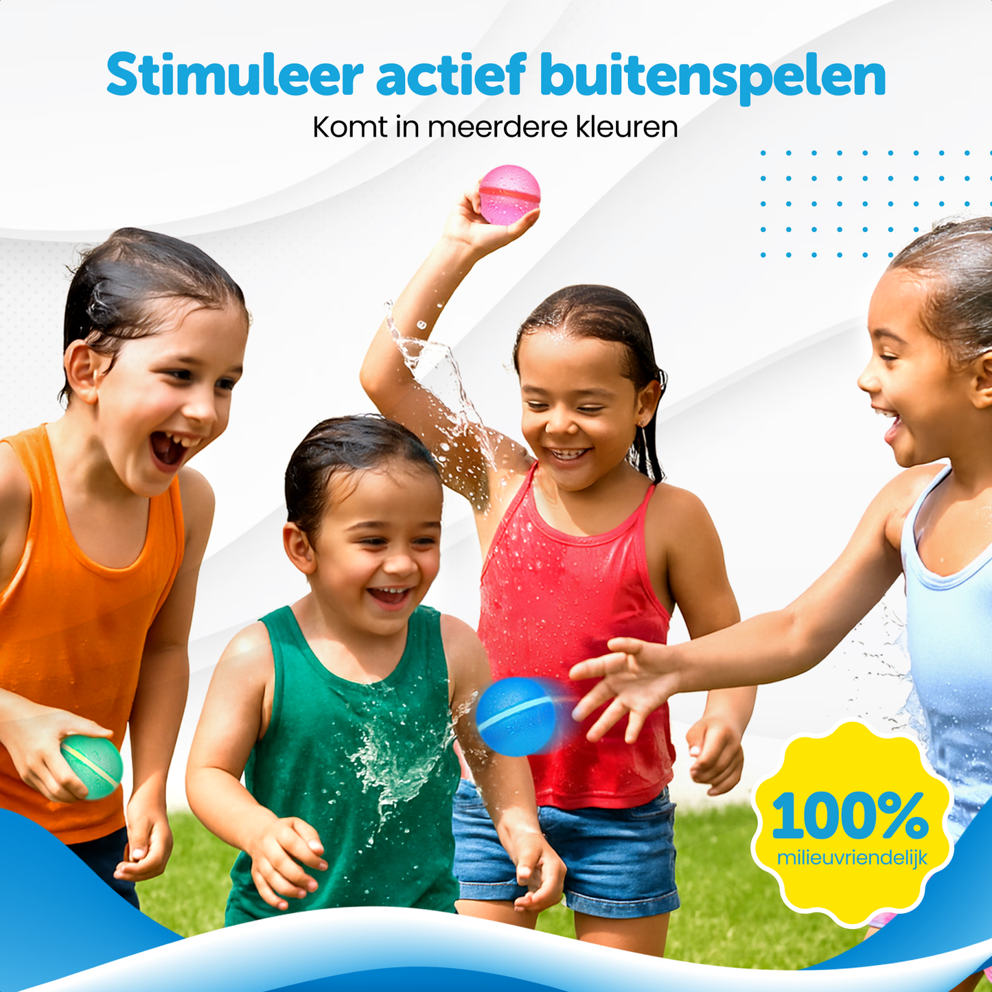 TTD® Herbruikbare Waterballonnen Zelfsluitend - 6 Stuks - 16 Magneten - Zachte Siliconen - Milieuvriendelijk - Voor Kinderen en Volwassenen