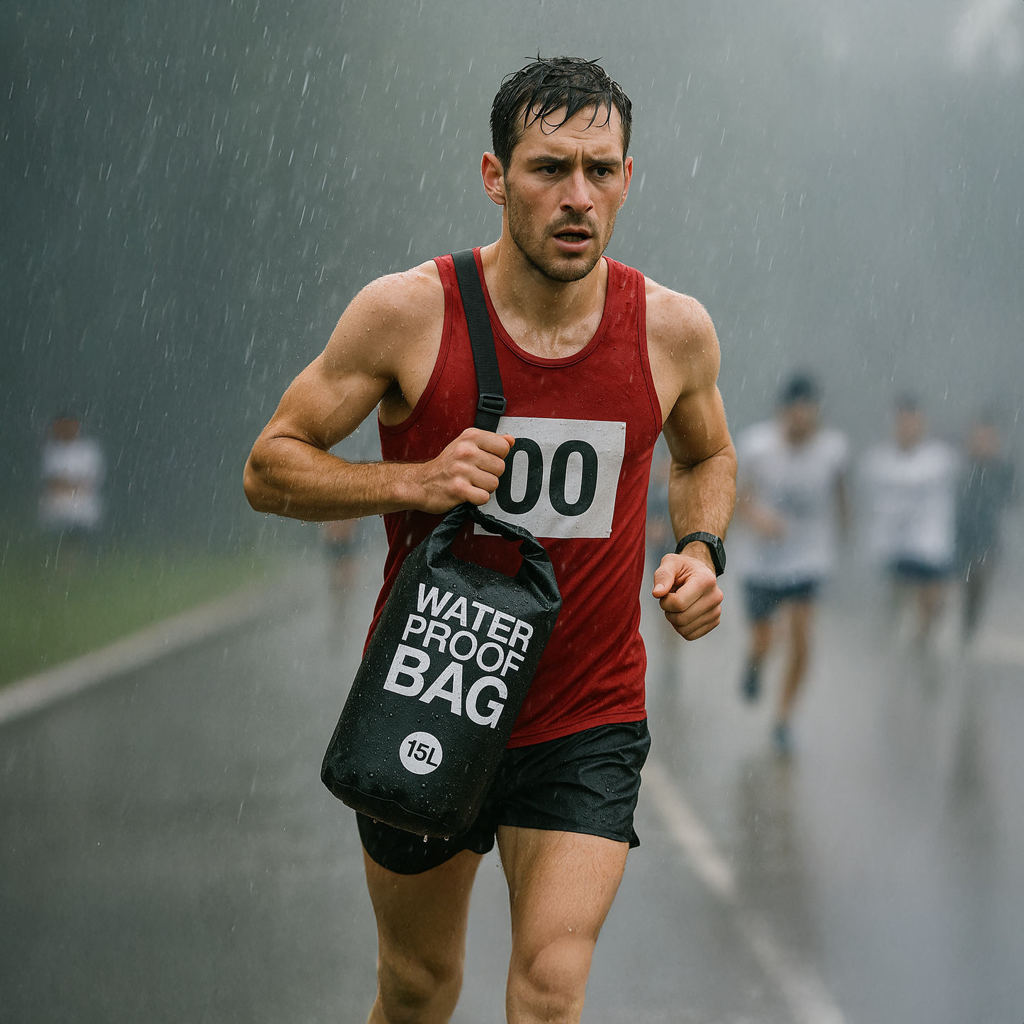 TTD® Waterdichte Tas - Waterproof Drybag - Opberg Zak - 15 L - Outdoor Tas - Zwart